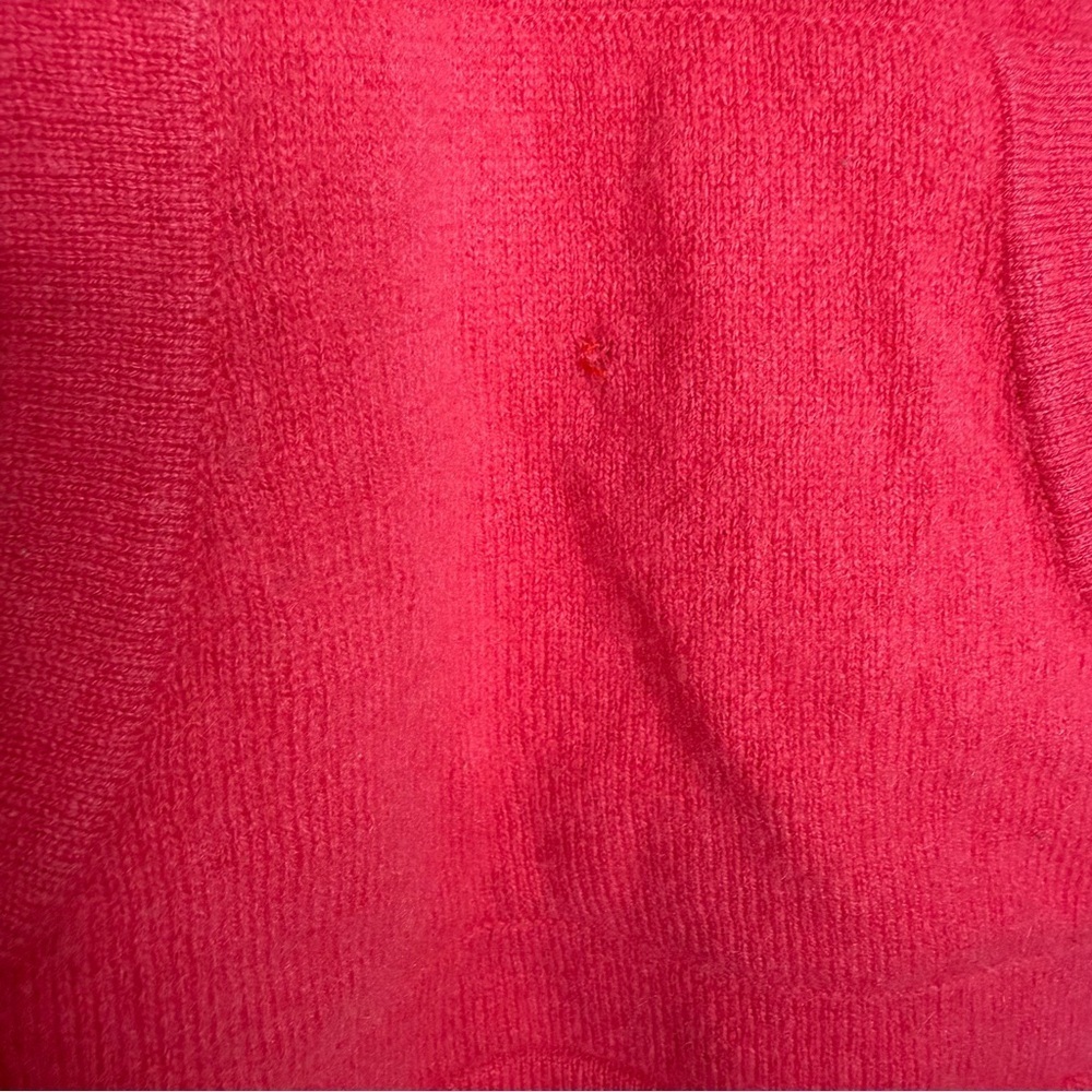 Lilly Pulitzer 100% Cashmere Hoodie Sweater Pink Women’s Small - Picture 5 of 7